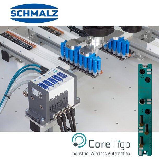 Schmalz and CoreTigo Enhance Industrial Vacuum Automation with Innovative Wireless Solutions 